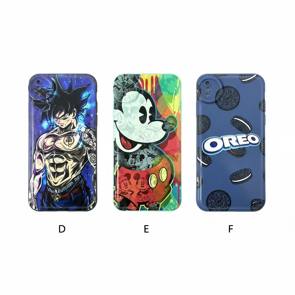 Forro iPhone XS Max de Silicone Diseños Varios D E F.webp