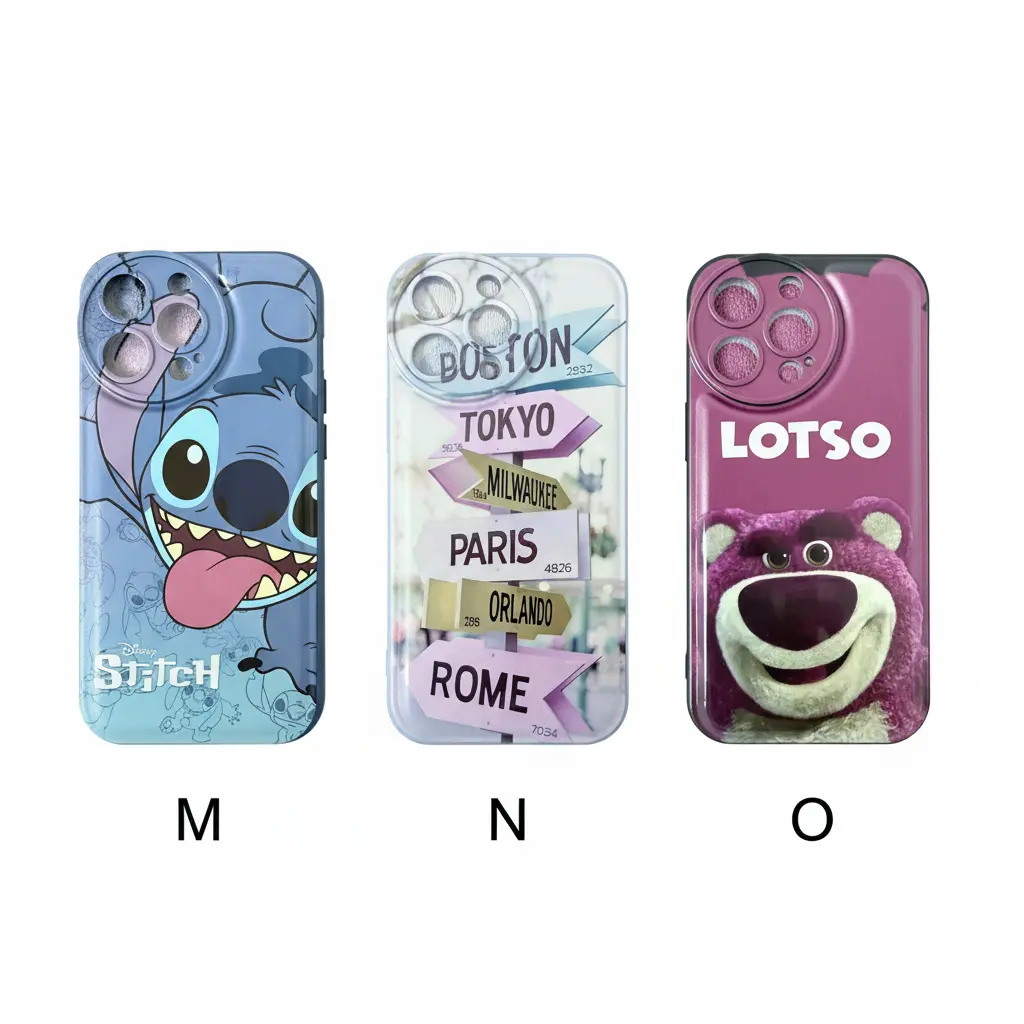 Forro iPhone 13 Pro de Silicone Diseños Varios M N O.webp