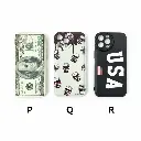 Forro iPhone 13 Pro Max de Silicone Diseños Varios P Q R.webp