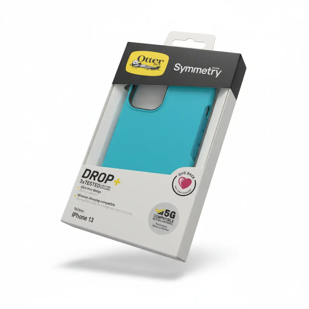 Forro IP13 Otterbox summetry azul.webp