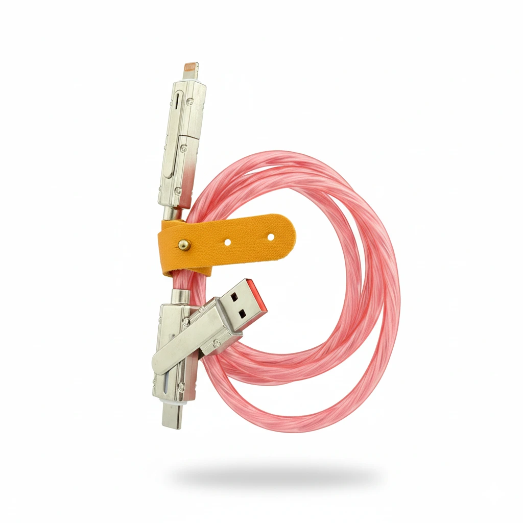 Cable Macaroon multipuntas Luminoso Tipo A-C - Tipo C-Iph 1m B.webp