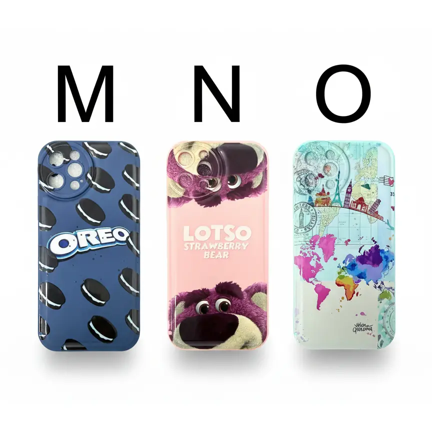 Forro iPhone 12 Pro de Silicone Diseños Varios M N O.webp