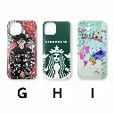 Forro iPhone 12 Pro Max de Silicone Diseños Varios G H I.webp