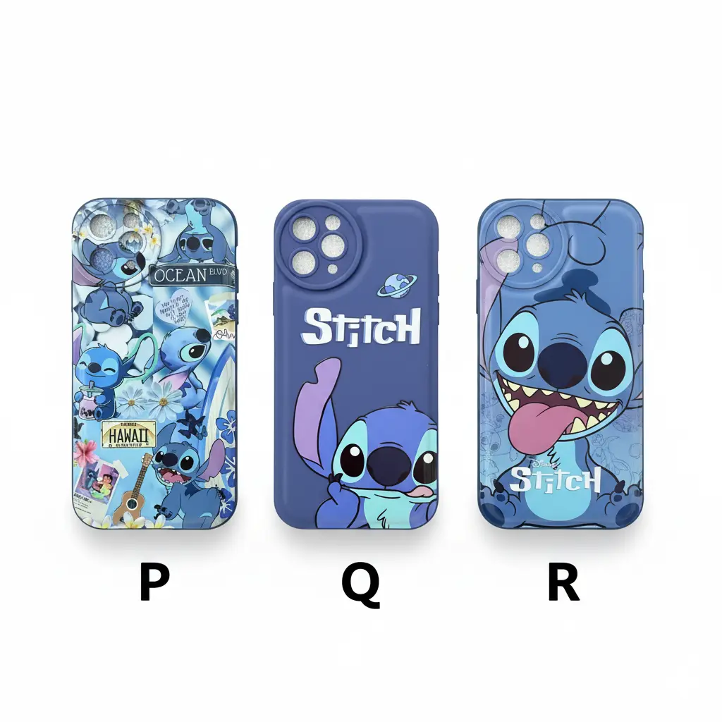 Forro iPhone 11 Pro de Silicone Diseños Varios P Q R.webp