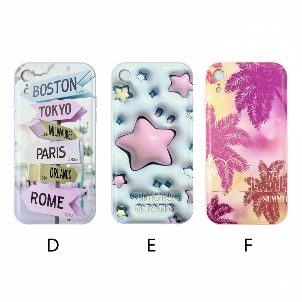 Forro iPhone XR de Silicone Diseños Varios D E F.webp