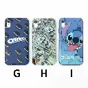 Forro iPhone X-Xs de Silicone Diseños Varios G H I.webp