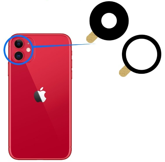 Lentes de Cámaras iPhone 11