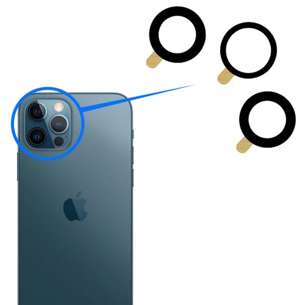 [ilc004] Lentes de Cámaras iPhone 12 Pro - Pro Max
