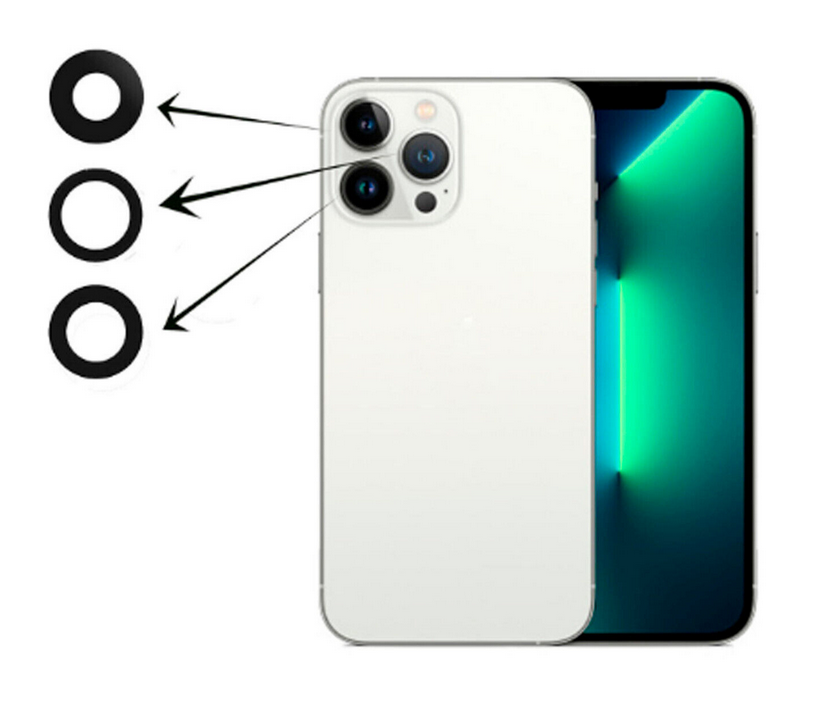 [ilc006] Lentes de Cámaras iPhone 13 Pro - Pro Max