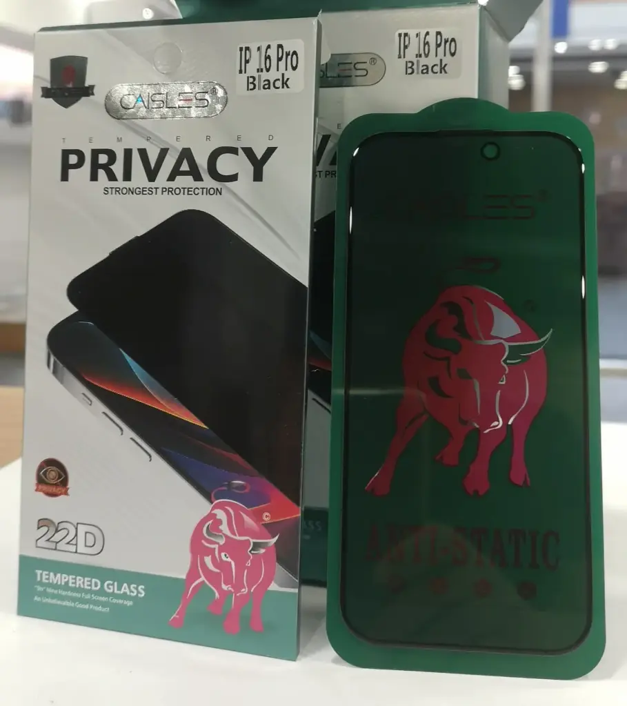 [pp024] Vidrio Templado Anti Espía para iPhone 16 Pro