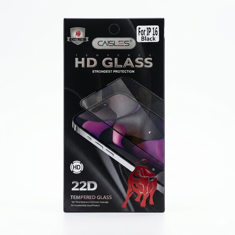 [pp026] Protector Vidrio Temp. para iPhone 16