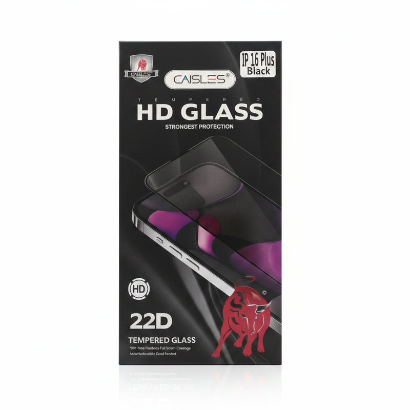 [pp027] Protector Vidrio Temp. para iPhone 16 Plus