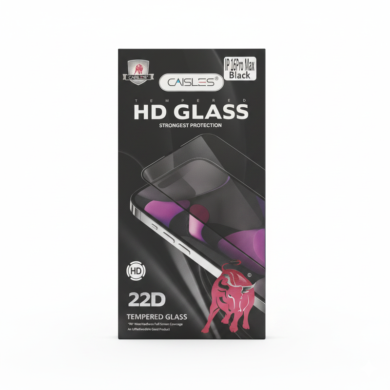 Protector Vidrio Temp. para iPhone 16-17 Pro Max