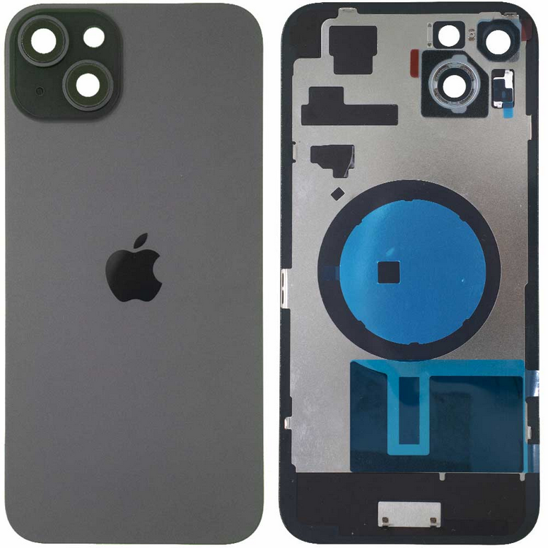 [itg015] Tapa con Ganchos y Lentes iPhone 15 Col Negro