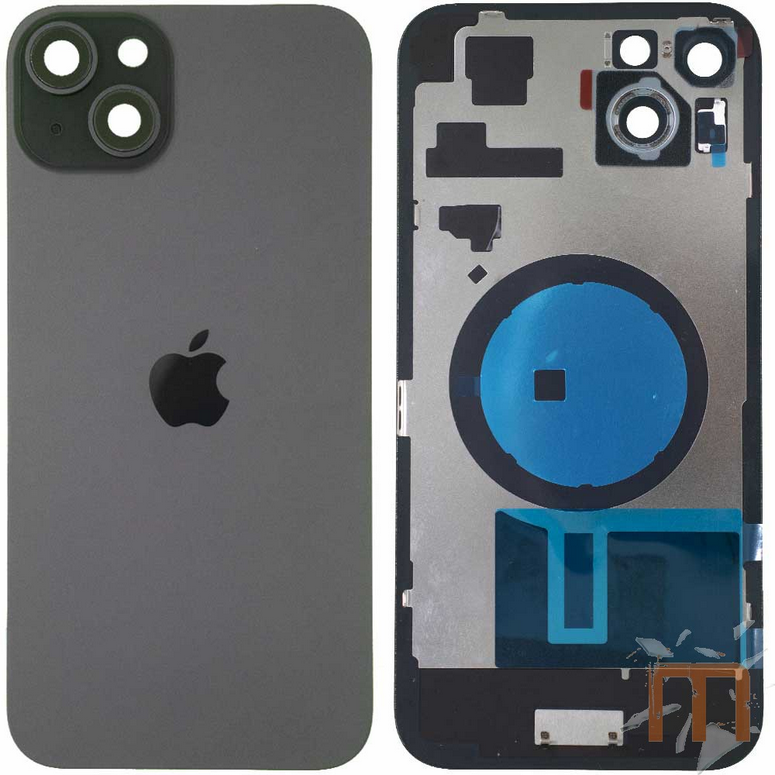 [itg018] Tapa con Ganchos y Lentes iPhone 15 Plus Col Negro