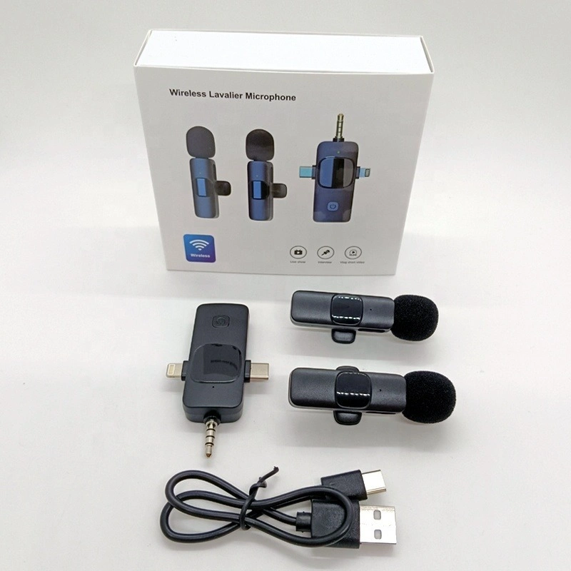 Microfono K15 conector Lightning - tipo C - 3,5mm