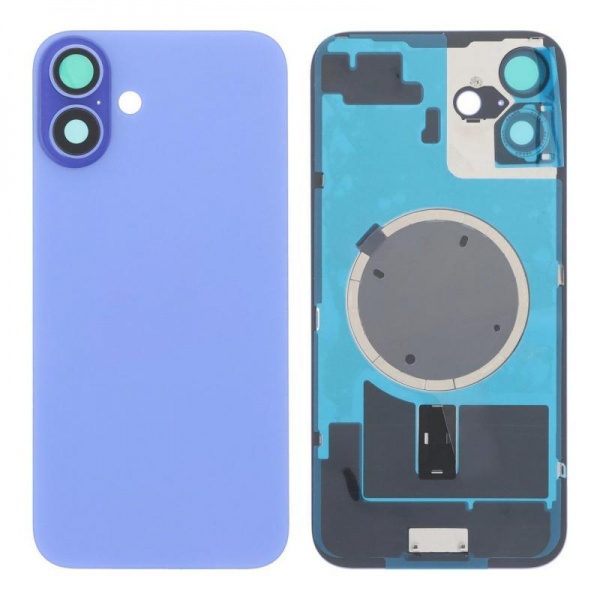Tapa con Ganchos y Lentes iPhone 16 Plus Col Ultramar