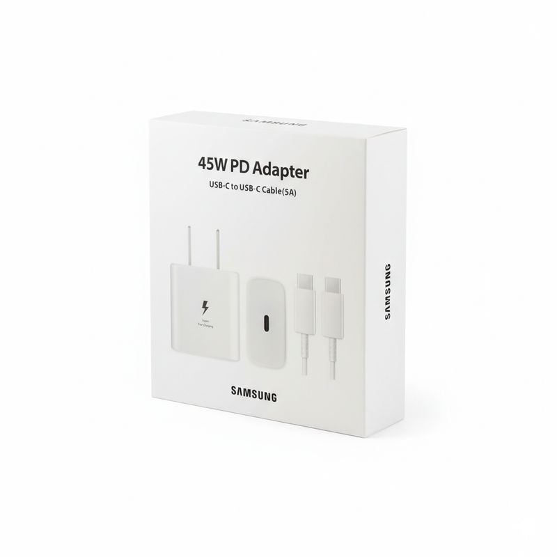 [car011] Cargador Samsung USB-C (PD3.0-45W) con Cable TA845XBEGCN