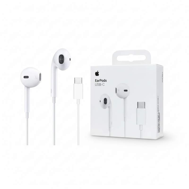 [av017] Audifono EarPods Blanco Conector USB-C A3046 Chip MFI
