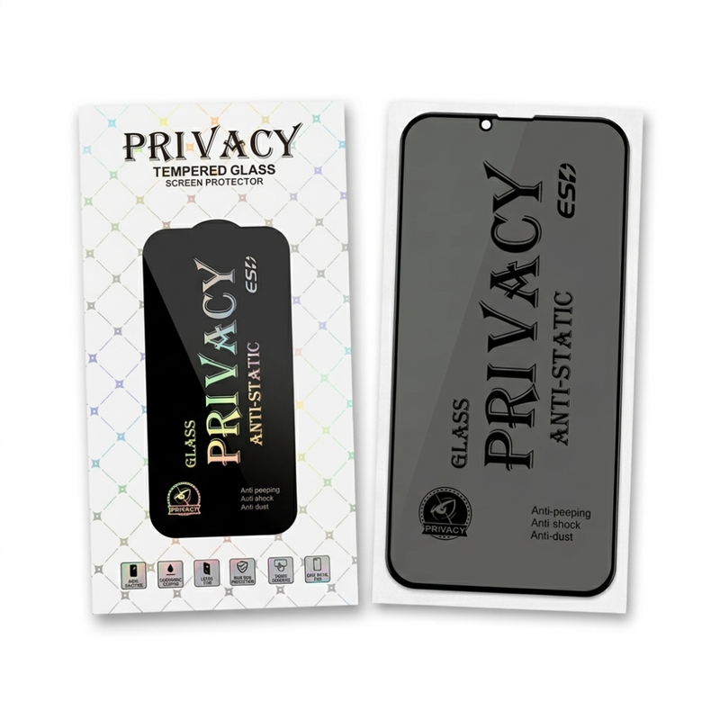 Protector Antiespia Vidrio Temp. iPhone 12 Pro Max