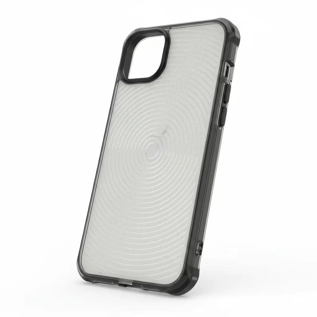 [for020] Forro iPhone 14 Plus Translucido Circulo
