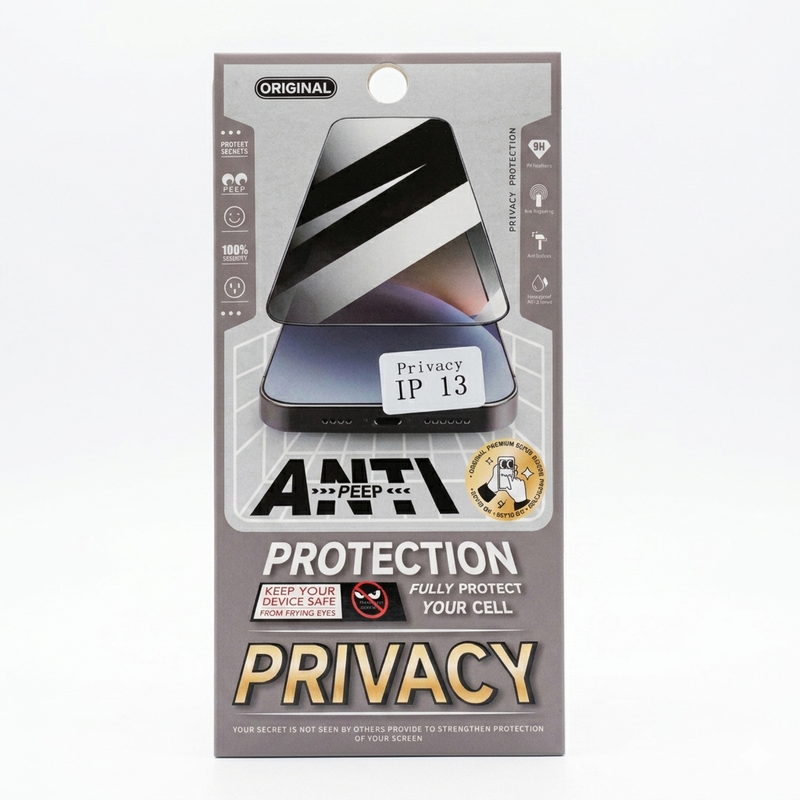 Protector Antiespia Vidrio Temp. iPhone 13
