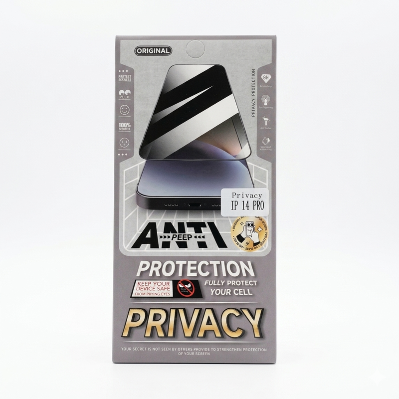 Protector Antiespia Vidrio Temp. iPhone 14 Pro