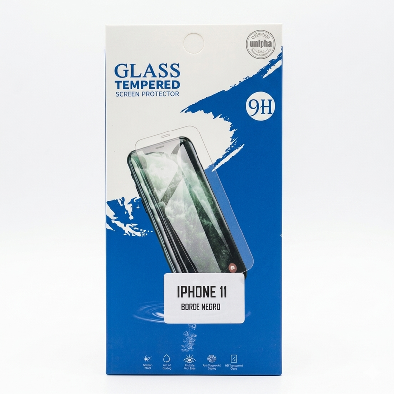 Protector Vidrio Temp. para iPhone 11