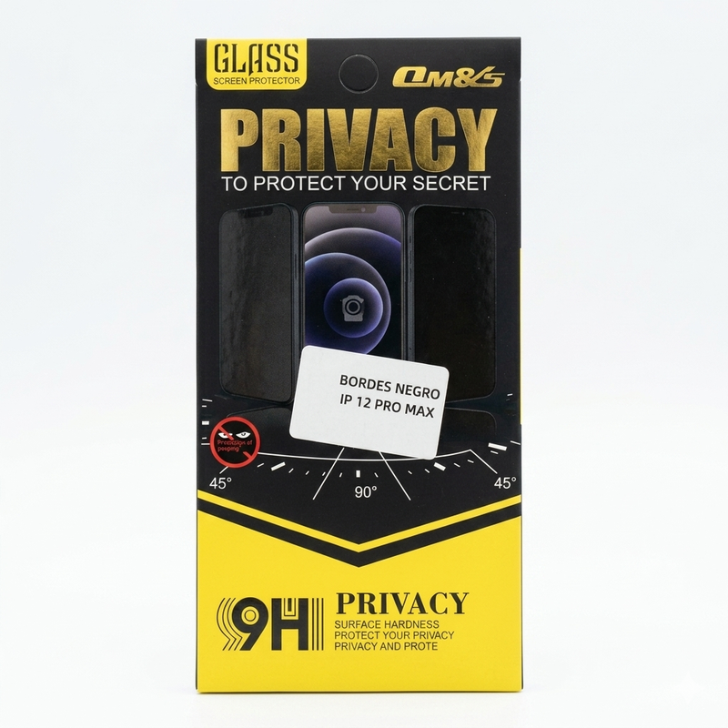 Protector Vidrio Temp. para iPhone 12 Pro Max