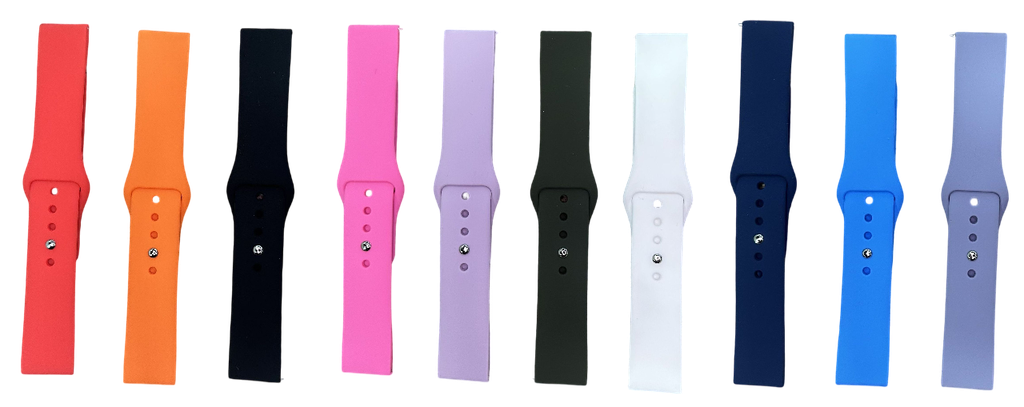 Correa de Smartwatch de Silicon Unicolor 20mm