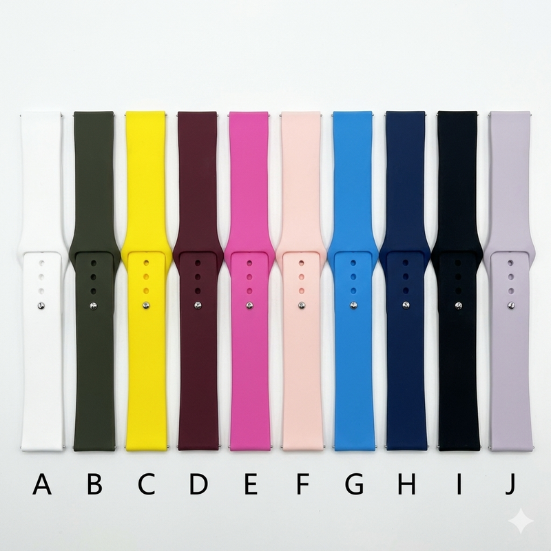 Correa de Smartwatch 22mm Silicon Unicolor
