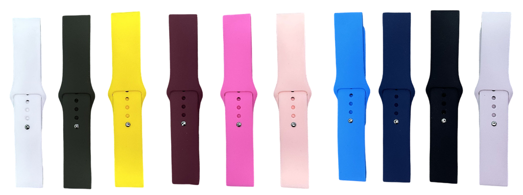Correa de Smartwatch de Silicon Unicolor 22mm