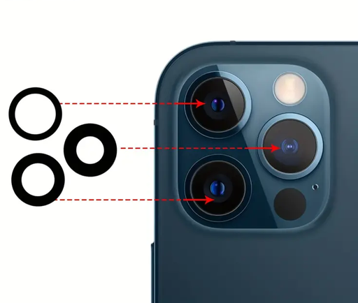 [ilc009] Lentes de Cámaras iPhone 15 Pro Max