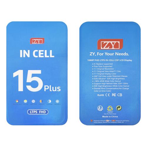 [pi015] Pantalla INCELL iPhone 15 Plus Marca ZY