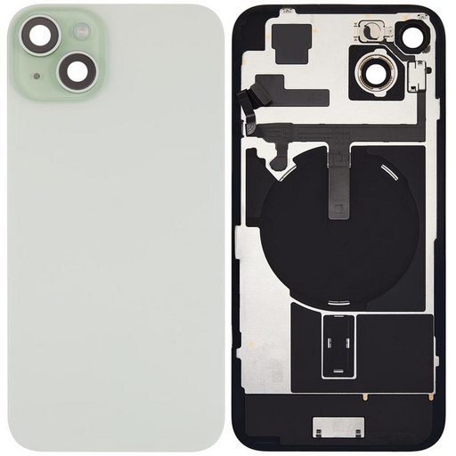 [itg020] Tapa con Marco y Lentes iPhone 15 Plus Verde