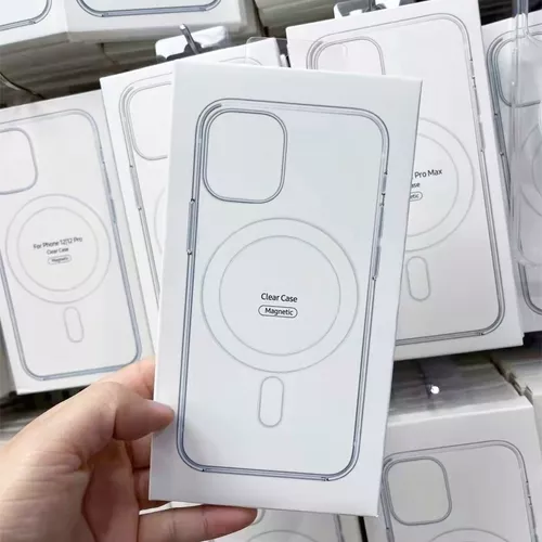 [for001] Forro Clear Case Magnetic para iPhone 15 Pro