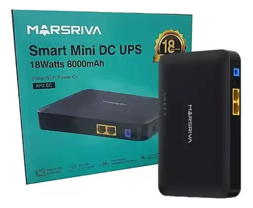 [ups001] Mini Ups Marsriva Kp2-8000Mah 18W 4P