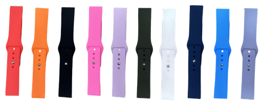 [rcp026] Correa de Smartwatch de Silicon Unicolor 20mm