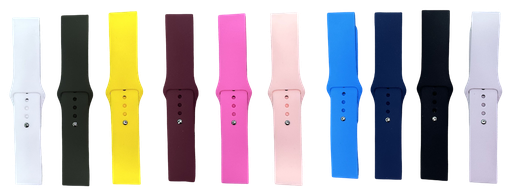 [rcp027] Correa de Smartwatch de Silicon Unicolor 22mm
